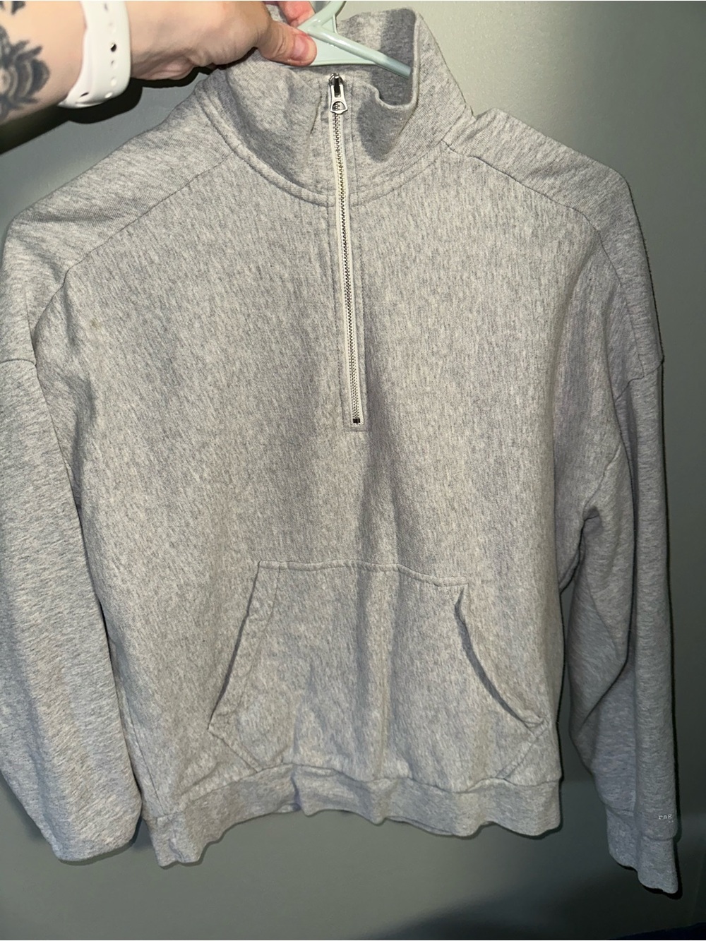 GUC Small rag & bone grey organic cotton sweatshirt